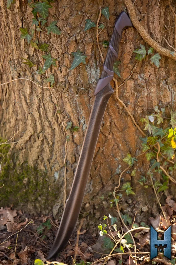 Elven Hunter Blade - Purple & Dark Wood - 75cm