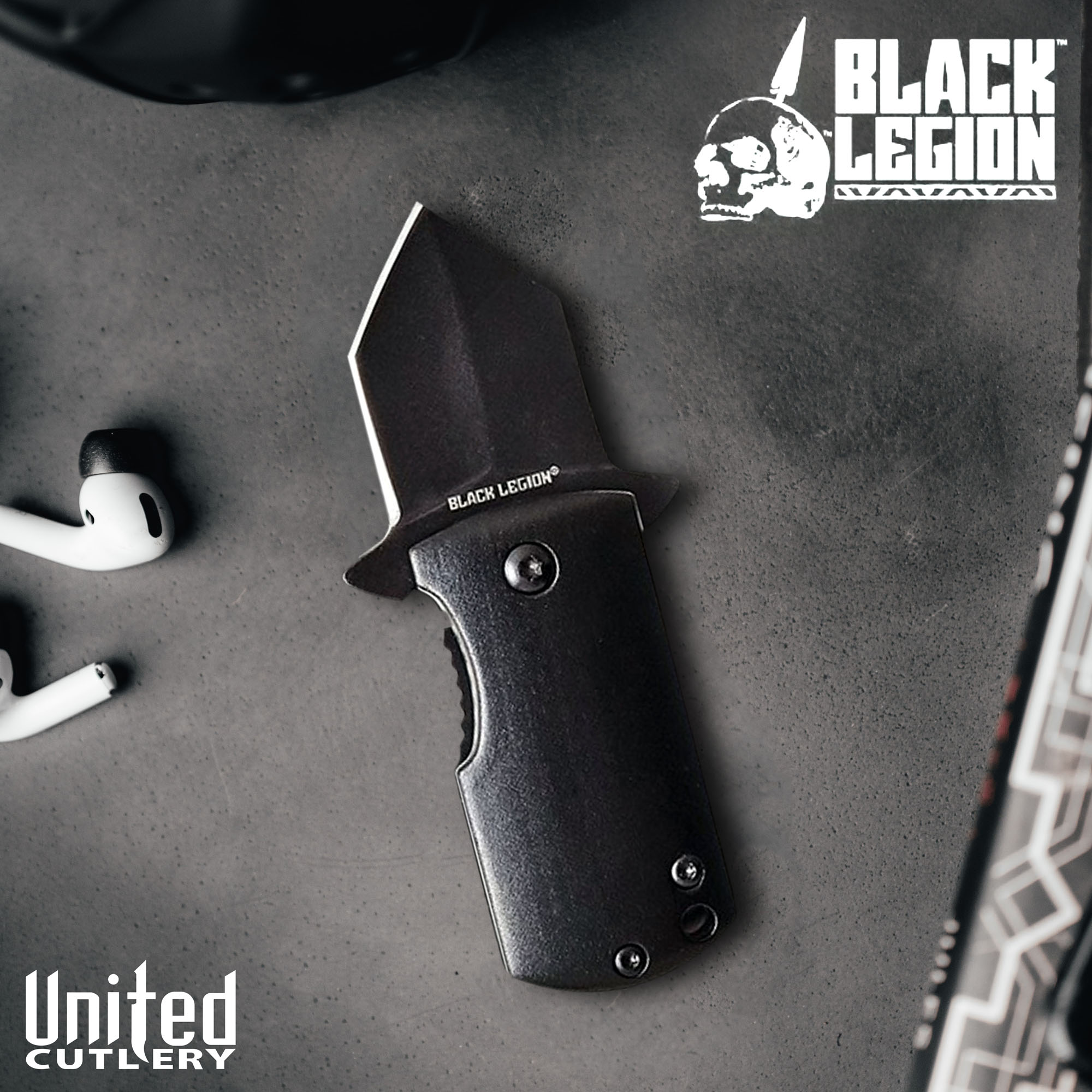 Black Legion Mini Covert Assist Open Folder