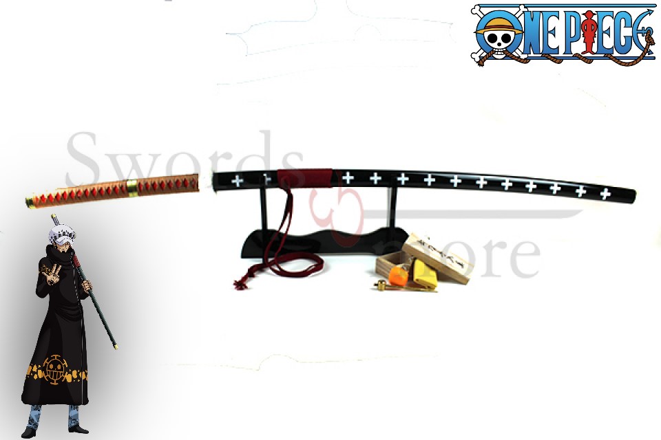 One Piece - Trafalgar Law Sword, brown - folded - set