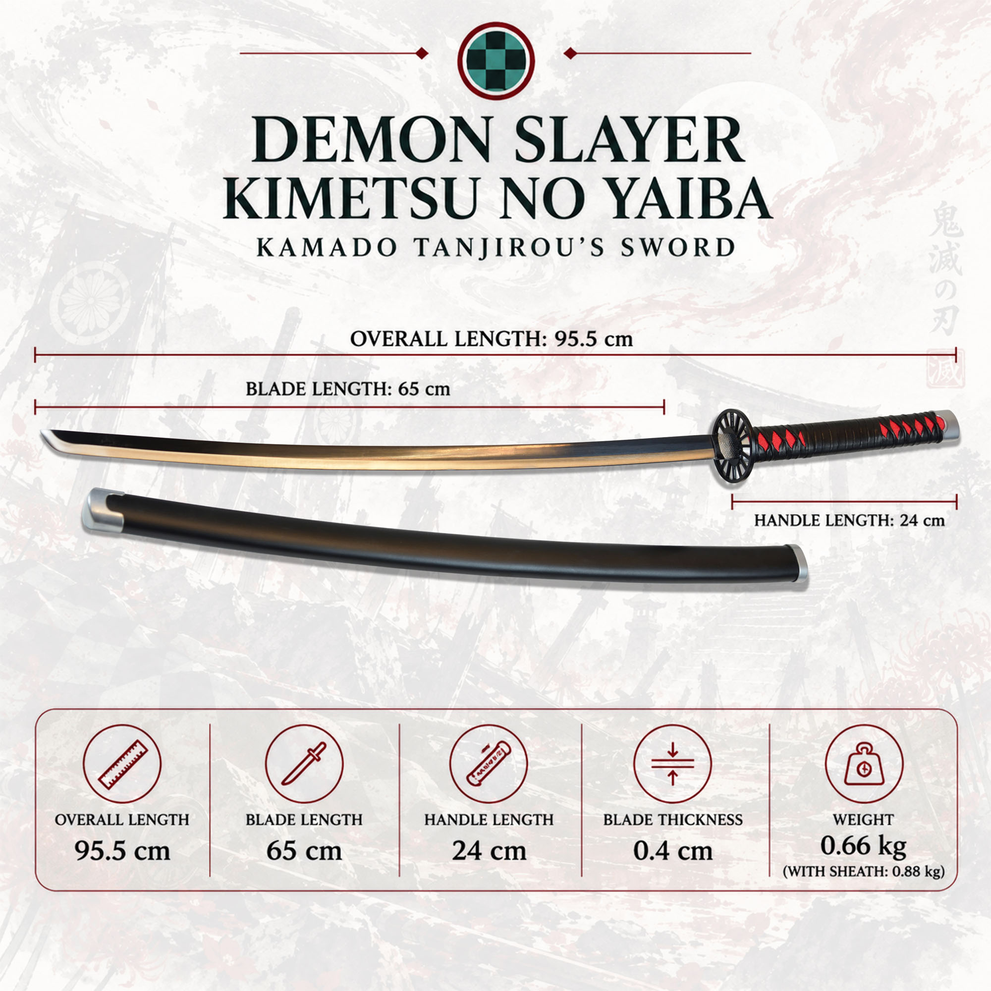 Demon Slayer: Kimetsu no Yaiba Kamado Tanjirou's Sword