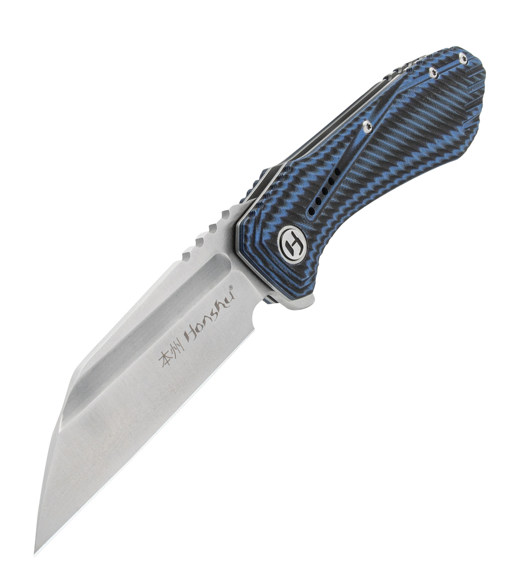Honshu Sumorusodo Pocket Knife - Black/Blue