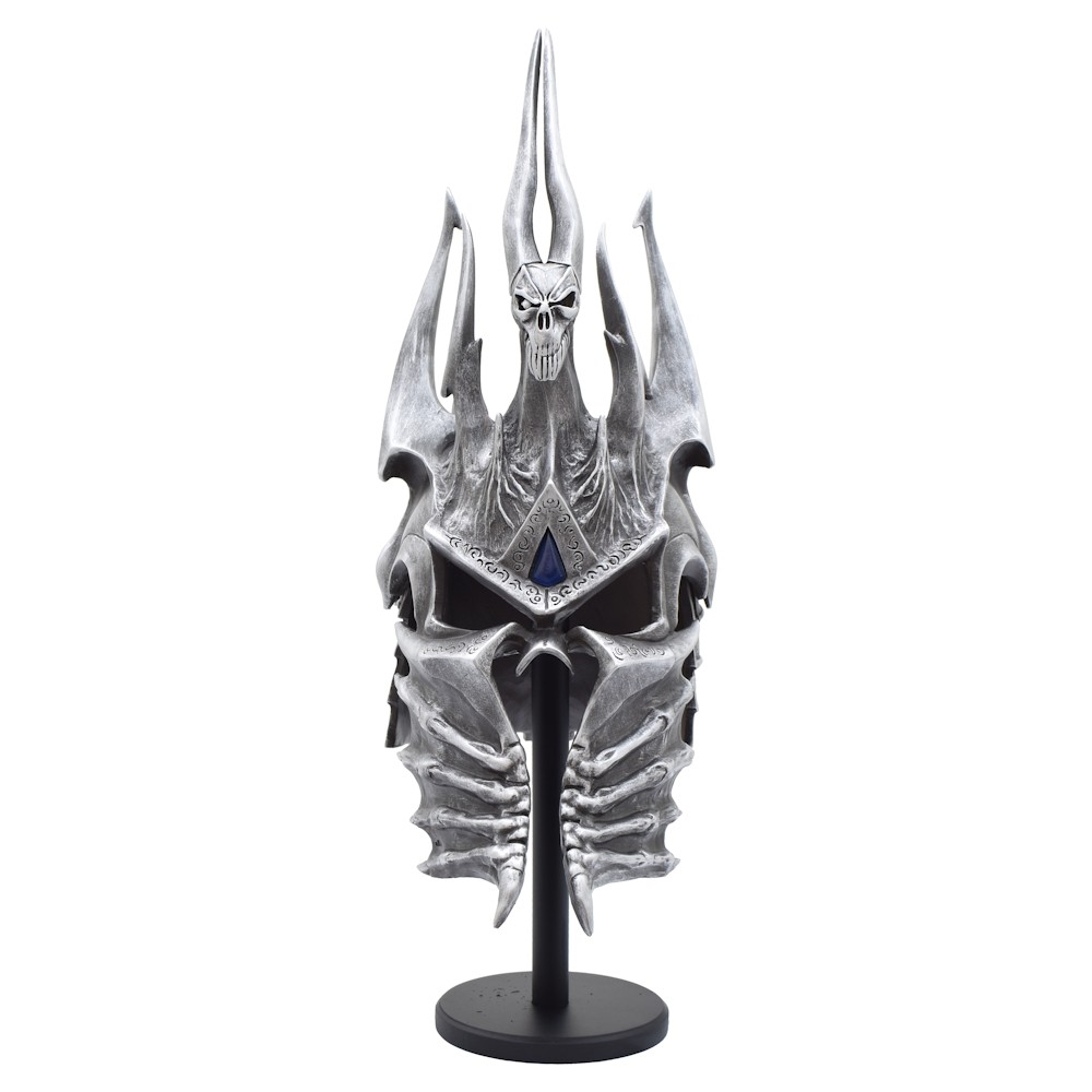 World of Warcraft: Helm der Herrschaft (Lichkönig) – Premium Replika inkl. Holzständer