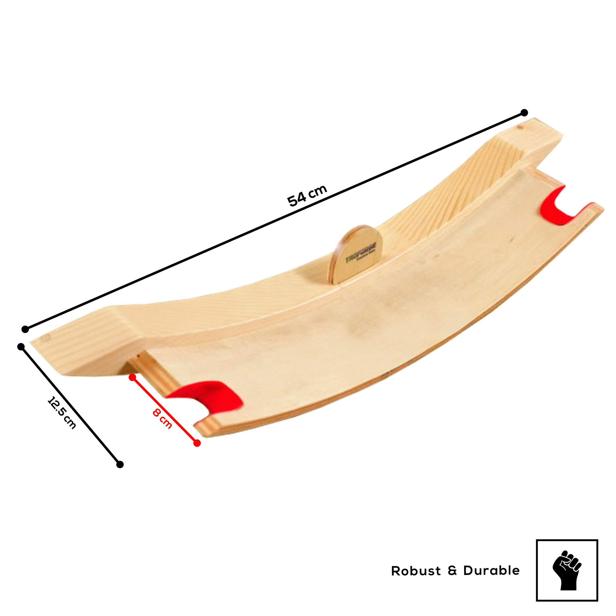 Design wall mount for a sword - natural wood