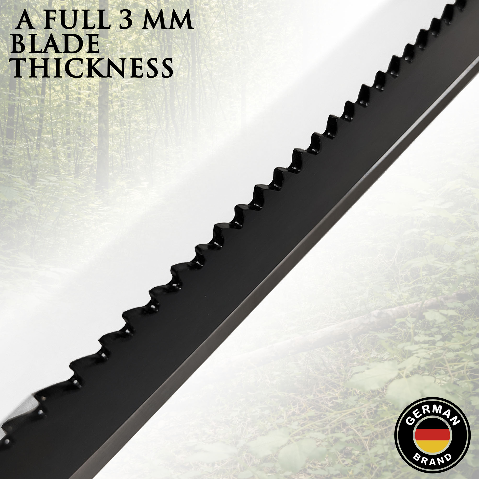 Heavy-Duty Bushcraft Machete with Sawback & Sheath