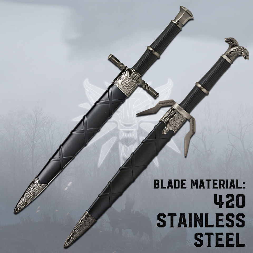 Witcher - Stahl + Silber Dolch mit Scheide (Bundle aus 41612 und 41613) Witcher - Stahl + Silber Dolch mit Scheide (Bundle aus 41612 und 41613)