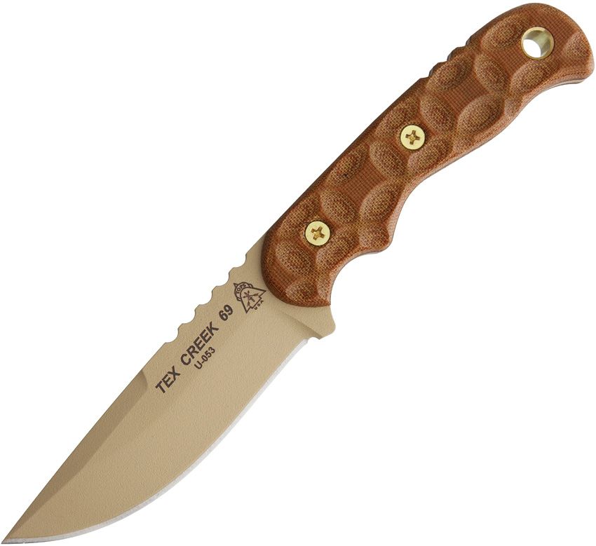 Tex Creek 69 Tan Survival Knife TEX69