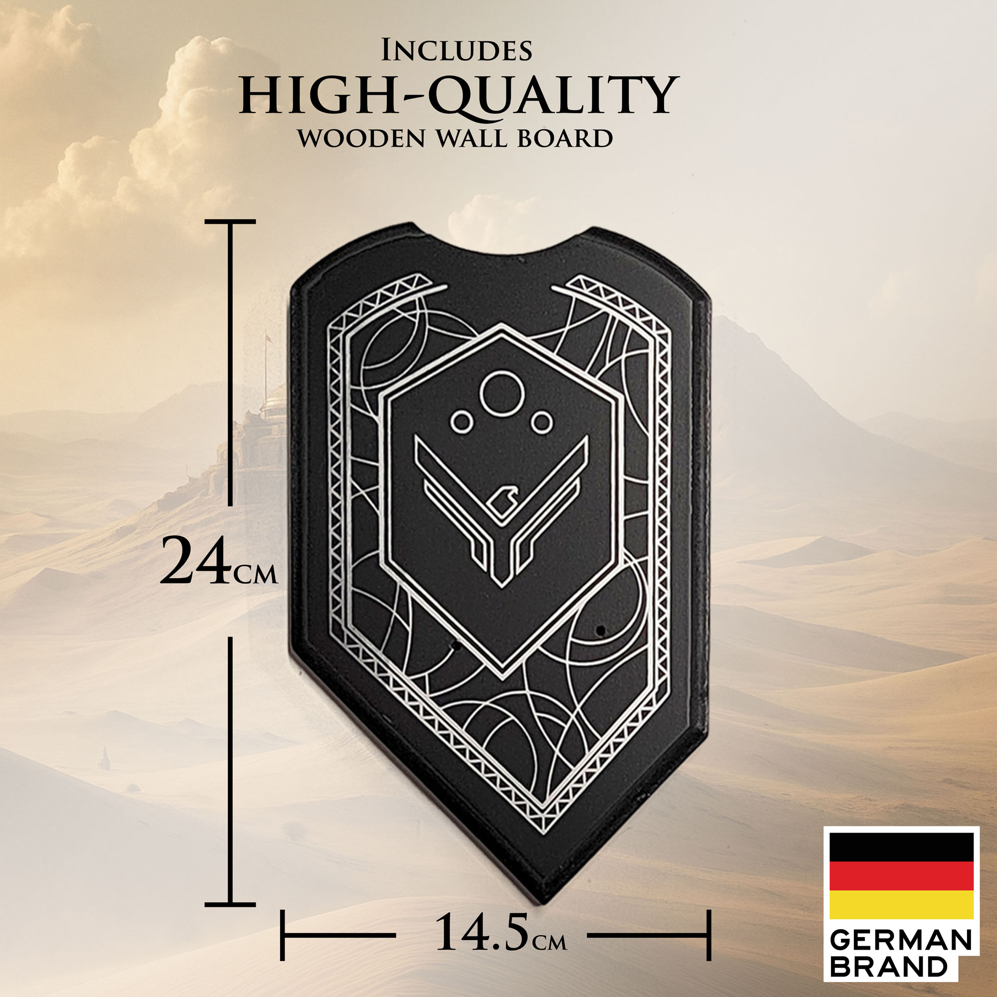 Dune - Duncan Idaho Atreides Sword with Wall Plaque