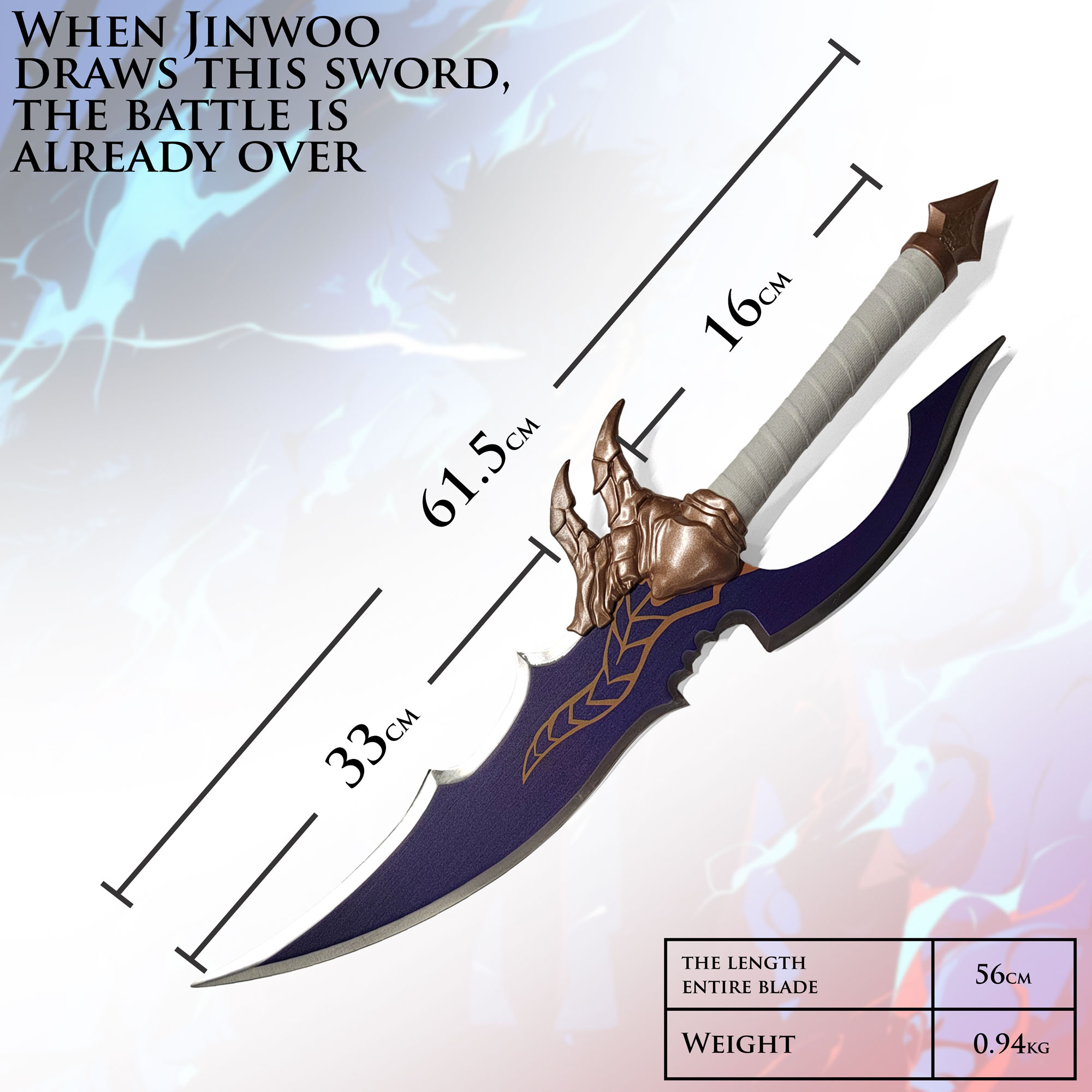 Solo Leveling - Kasakas Venom Fang Schwert von Jinwoo