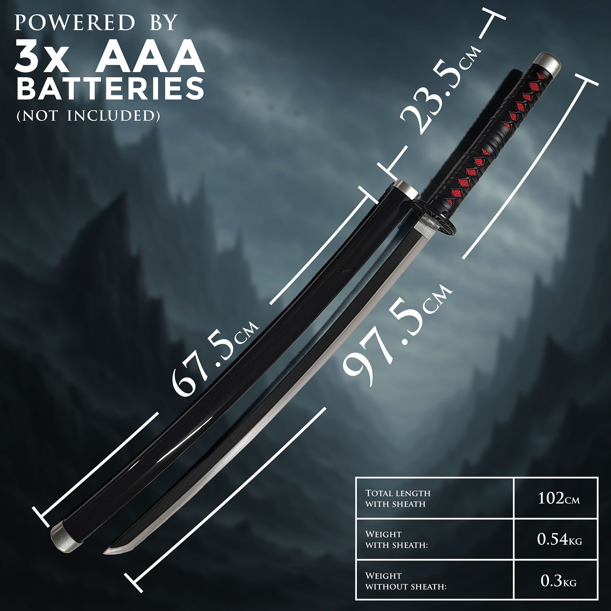 Demon Slayer: Kimetsu no Yaiba Kamado Tanjirou's Sword - LED Version