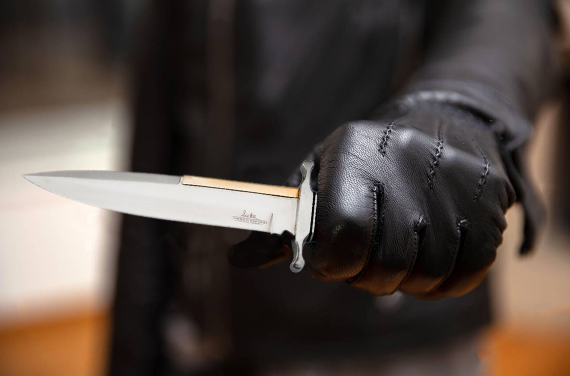 Gil Hibben Old West Stiefelmesser mit festehender Klinge