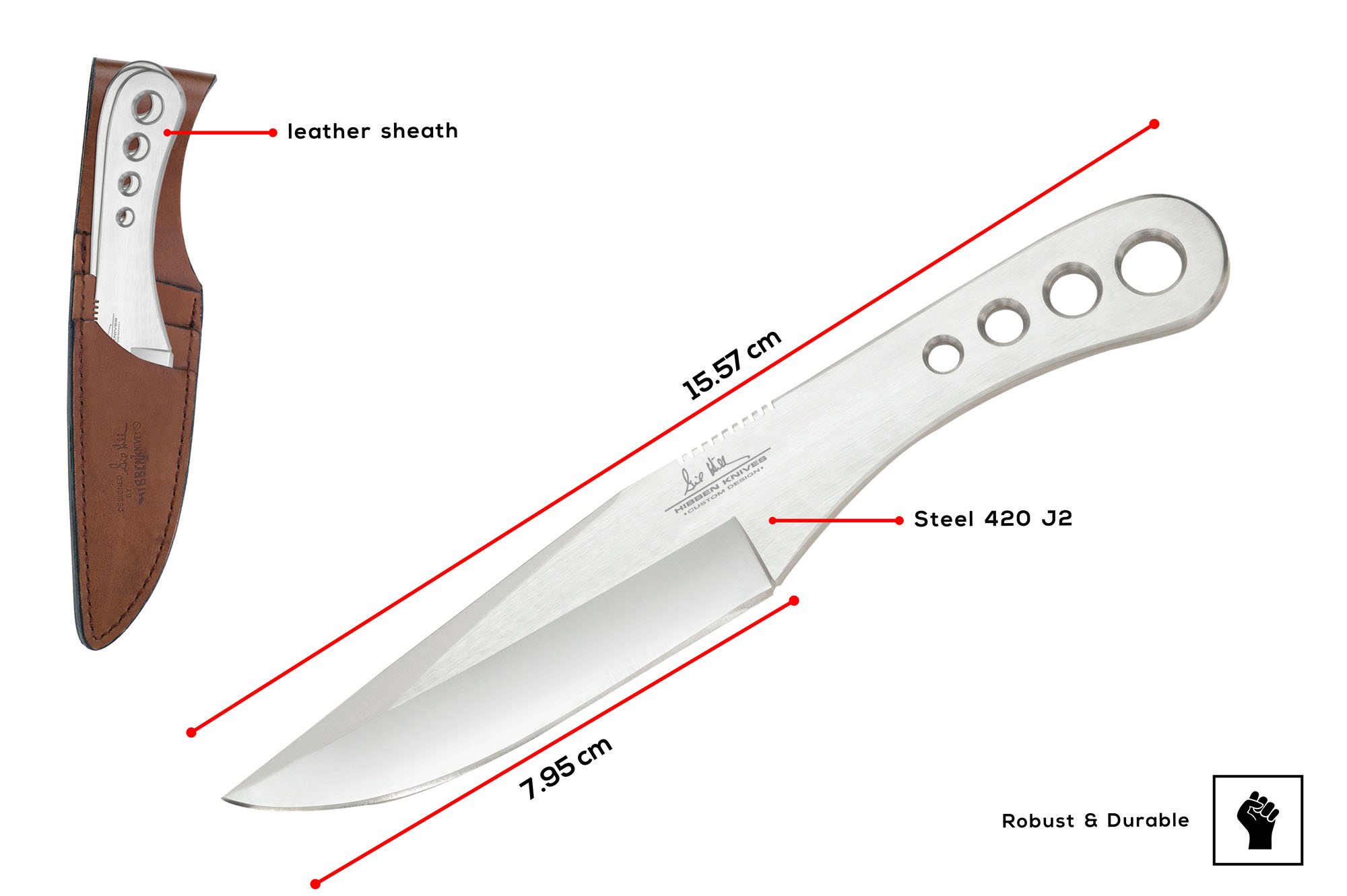 Gil Hibben Thrower Triple Set