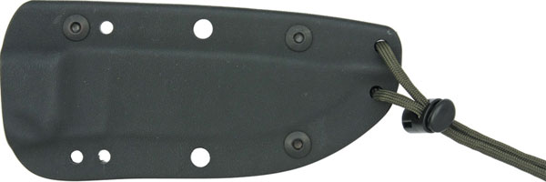 Esee Model 4 Plain Edge with sheath, OD green handle