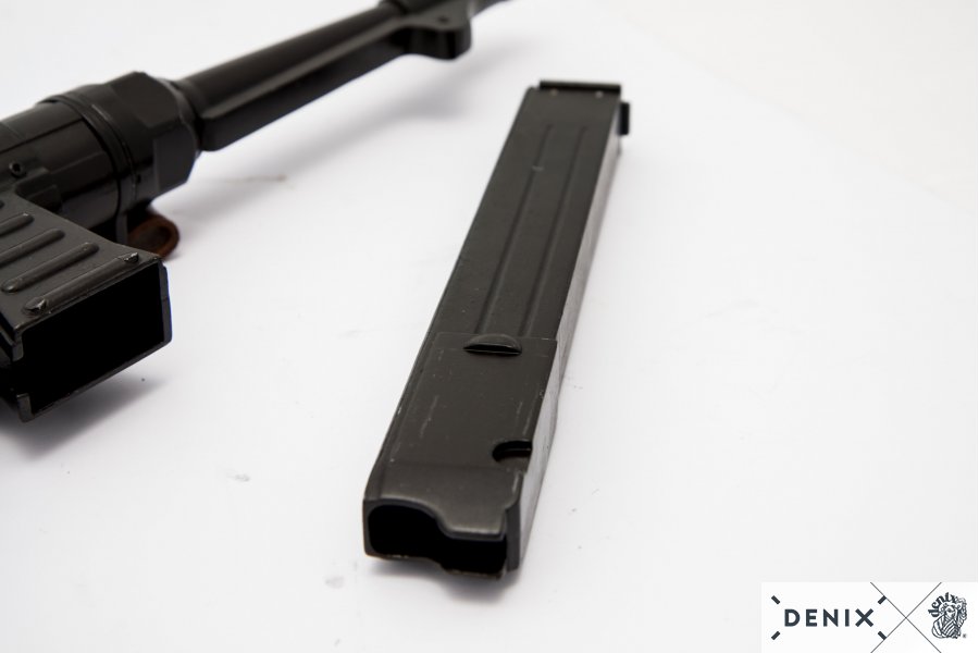 Deutsche MP 40 „Schmeisser“ Gurt aus Metall, mit Bügel, 9 mm, 2.Wk.