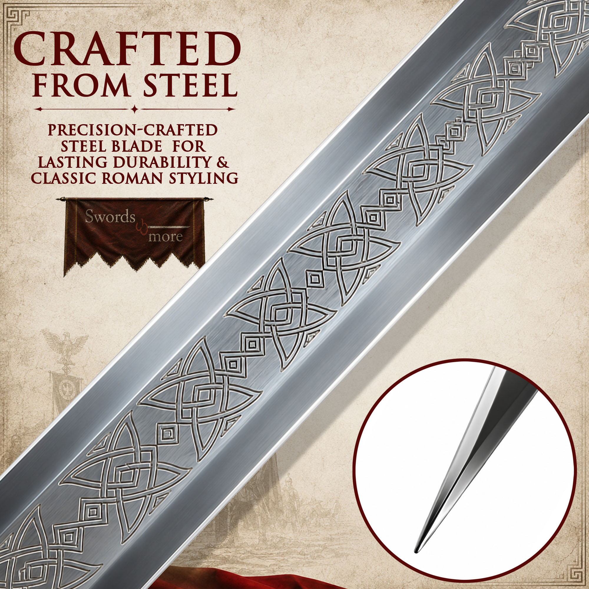 Roman Gladius Short Sword