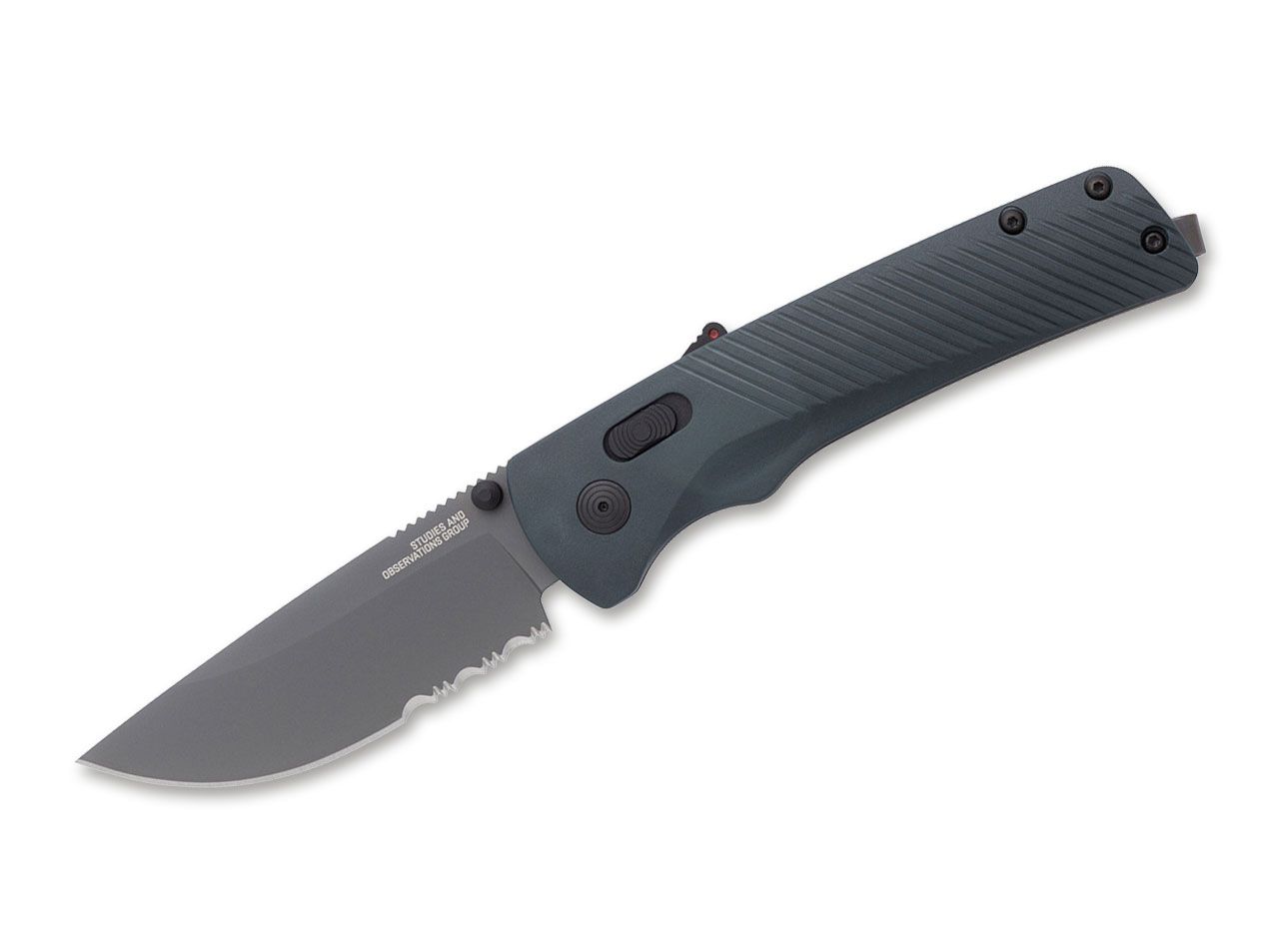 Flash AT Urban Gray, partially serrated edge