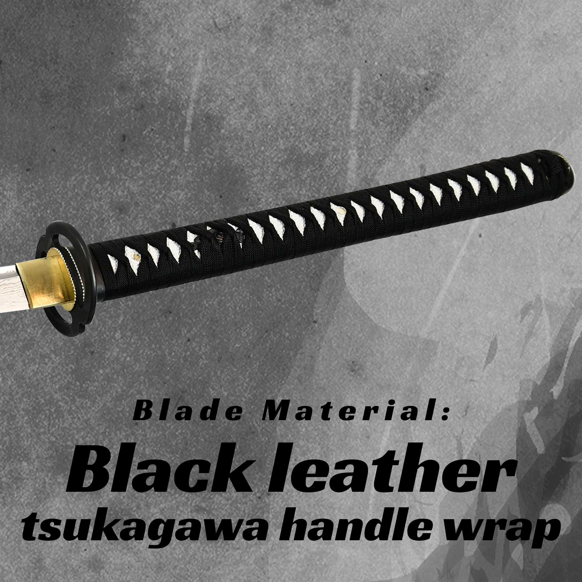 Miyamoto Musashi Katana, handgeschmiedet und gefaltet, Set