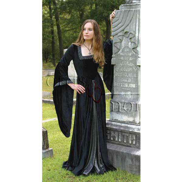 Black Countess Dress, Size L