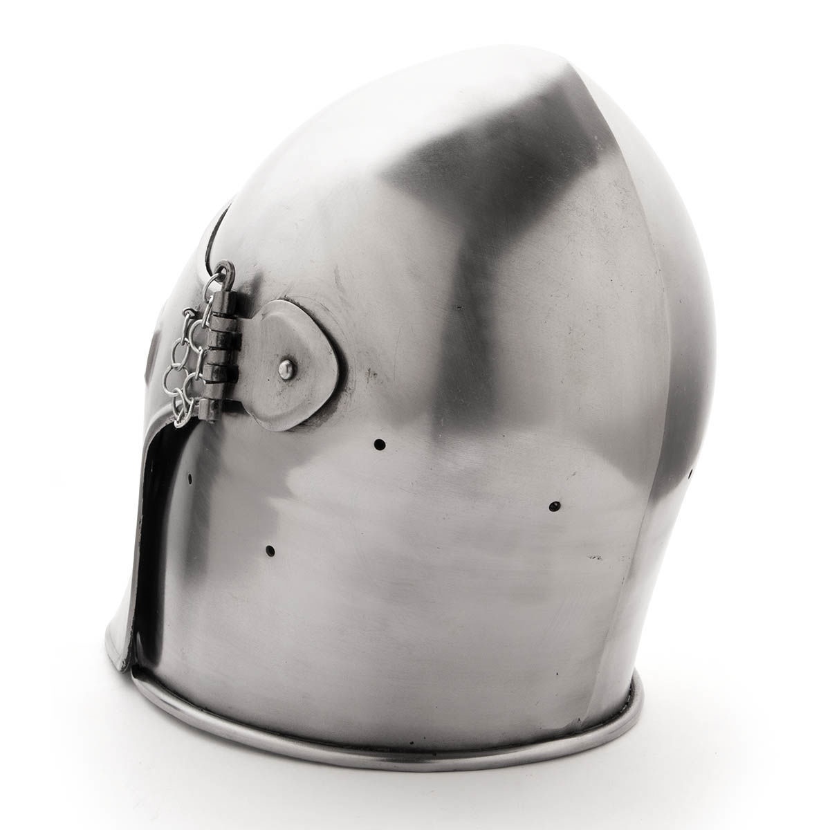 Beckenhaube mit abnehmbarem Visier