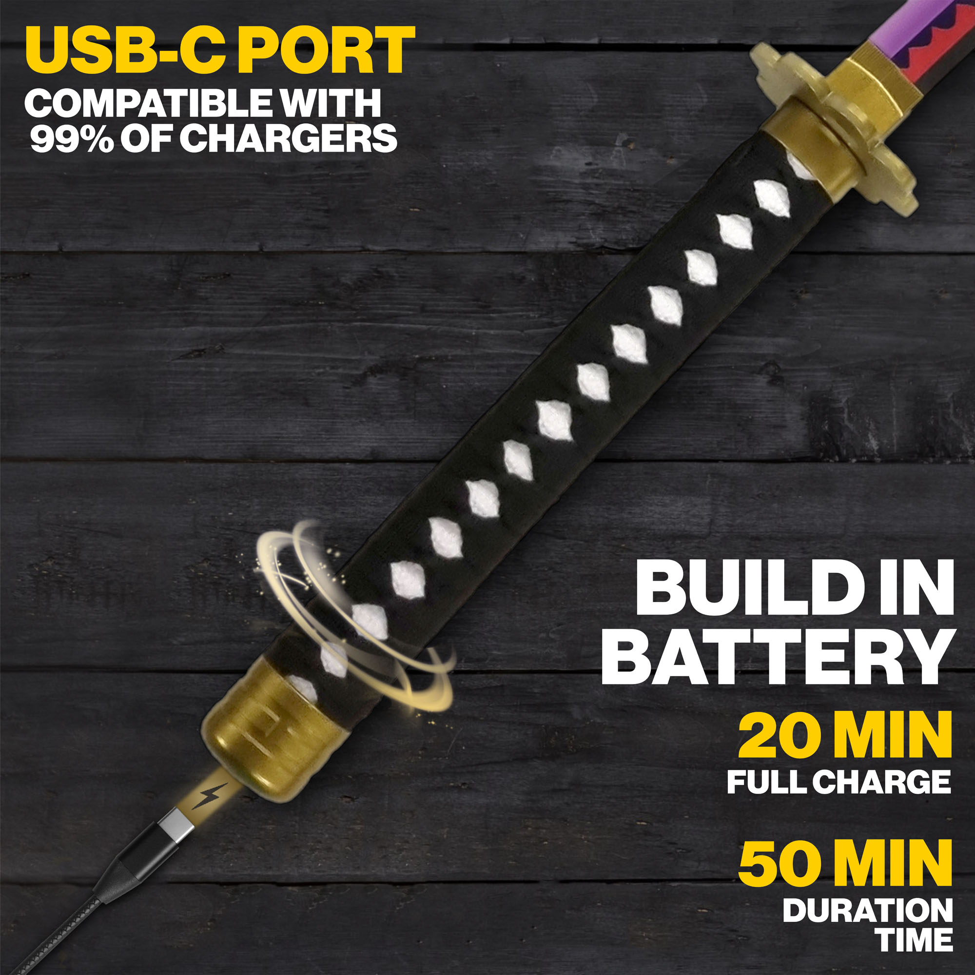 One Piece - Zoro's Shuusui Katana - LED Version