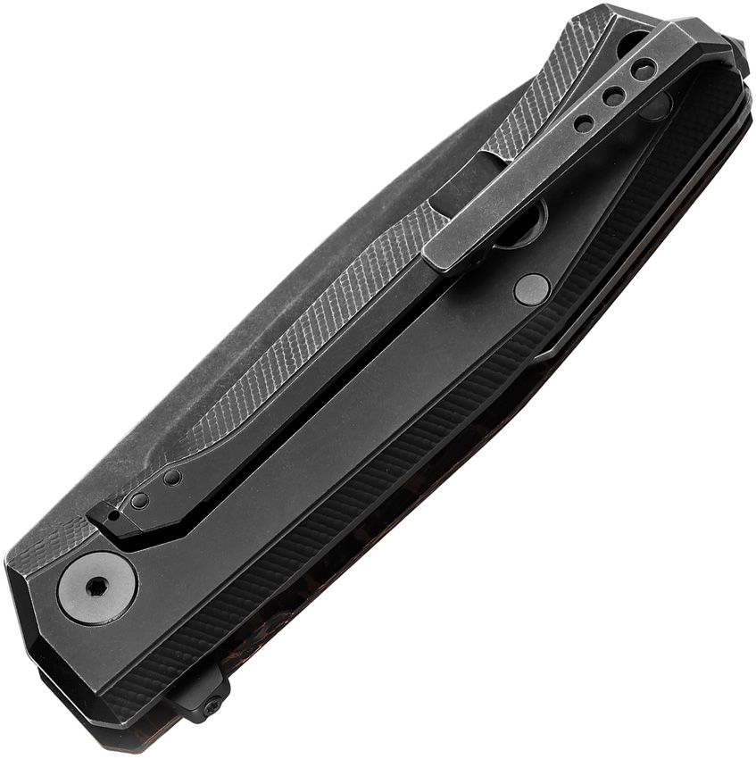 Myto, Kupferne Schlangenhautgriffe aus FatCarbon und schwarzem Titan