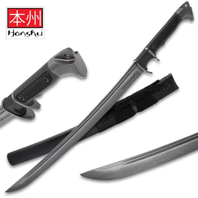 Honshu Damascus Sub-hilt Wakizashi And Sheath