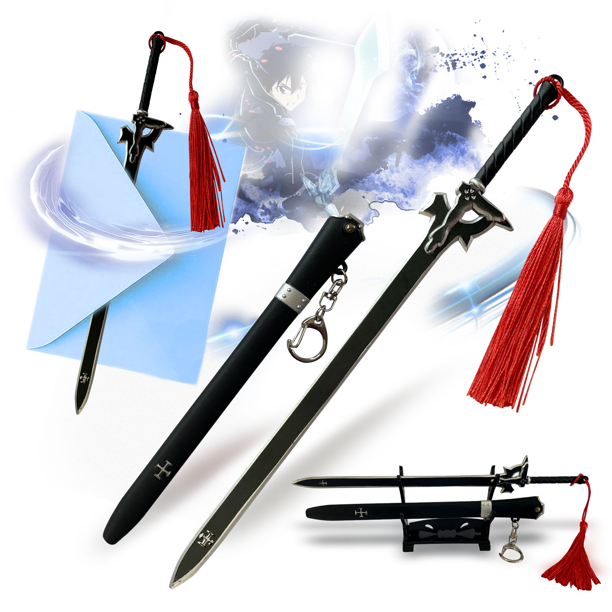 Sword Art Online - Kirito´s Elucidator - Letter Opener Version with Stand