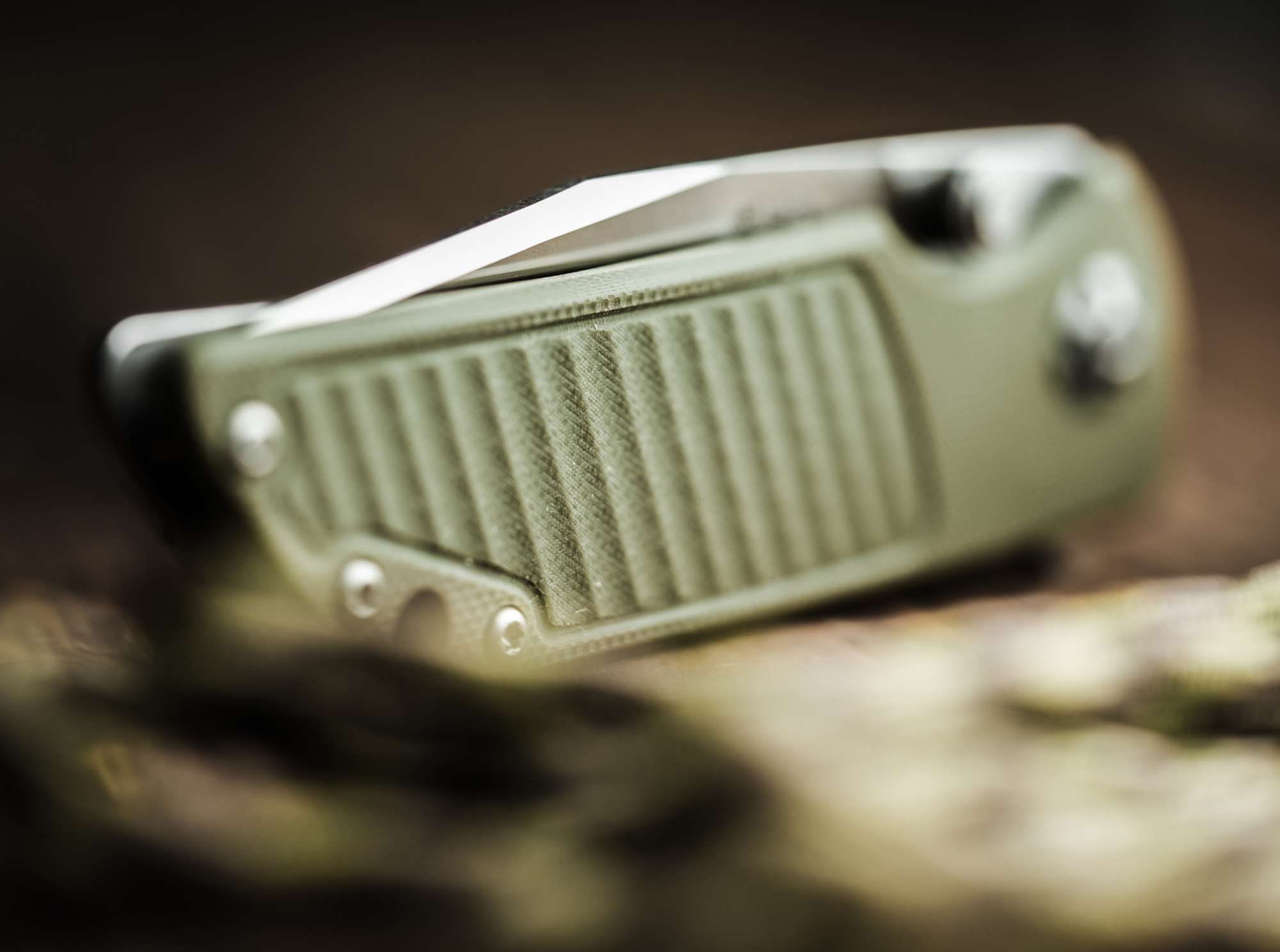 Sherman EDC II G10 OD Green