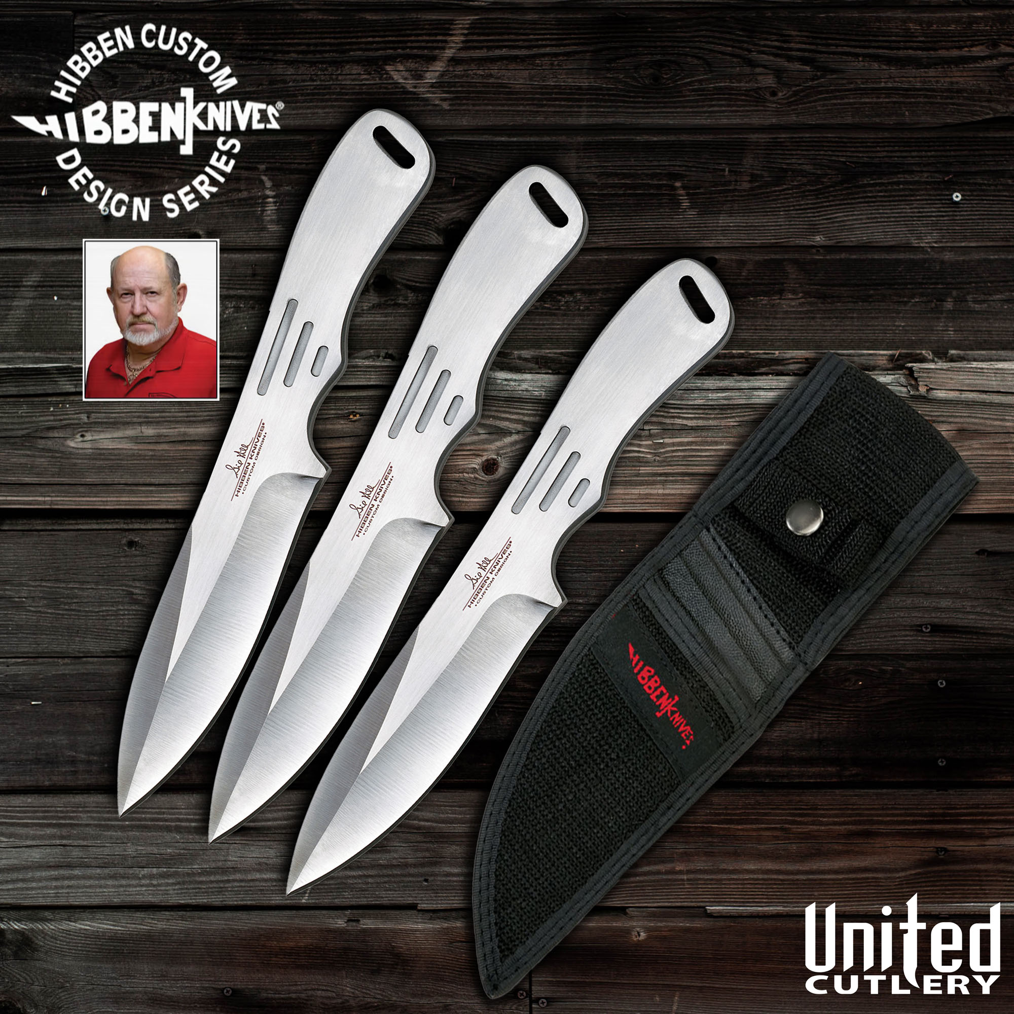 HIBBEN GENERATION 2 LARGE THROWING TRIPLE SET