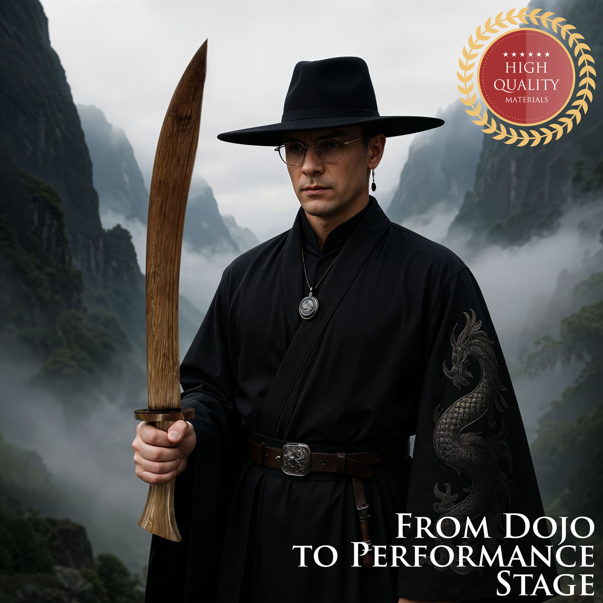 Kung Fu Säbel - Holz Version