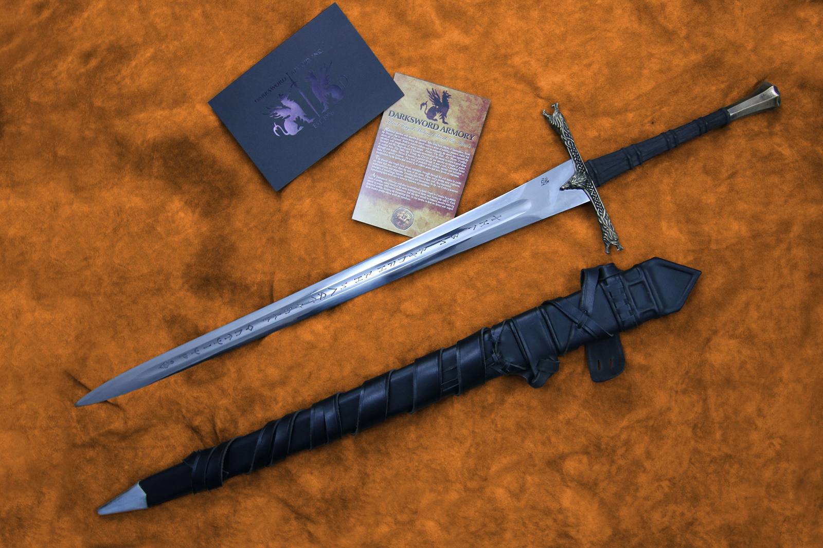 The Eindride Lone Wolf Medieval Sword