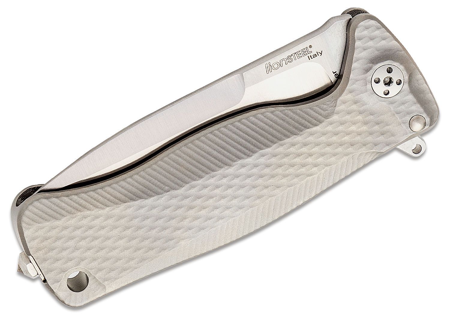SR-22 G Integral, Sleipner Drop Point Blade, Gray Titanium Handle