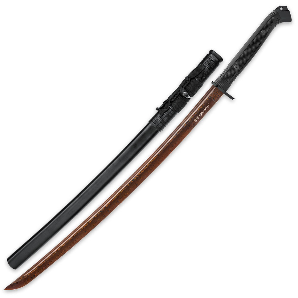 Honshu Boshin Schwarzes Damaszener-Katana