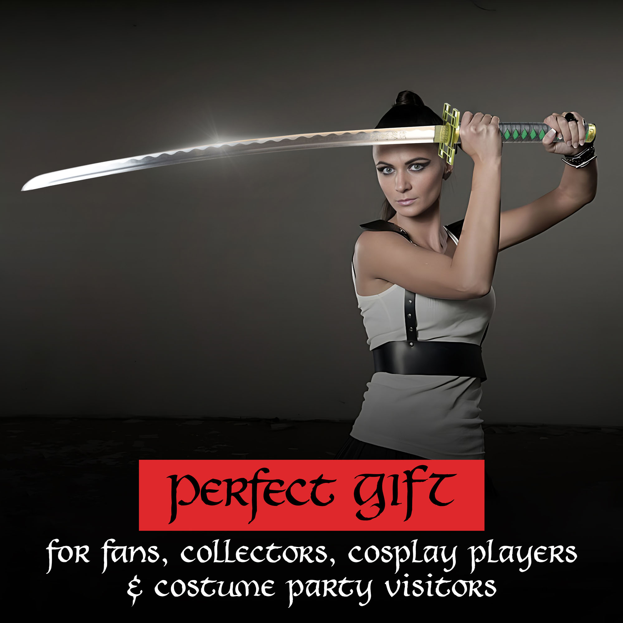 Demon Slayer: Kimetsu no Yaiba - Tokitou Muichirou Schwert - handgeschmiedet