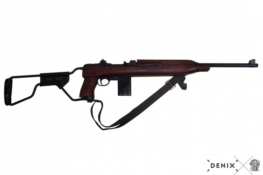 M1A1 carbine replica, paratrooper model with folding buttstock, USA 1941