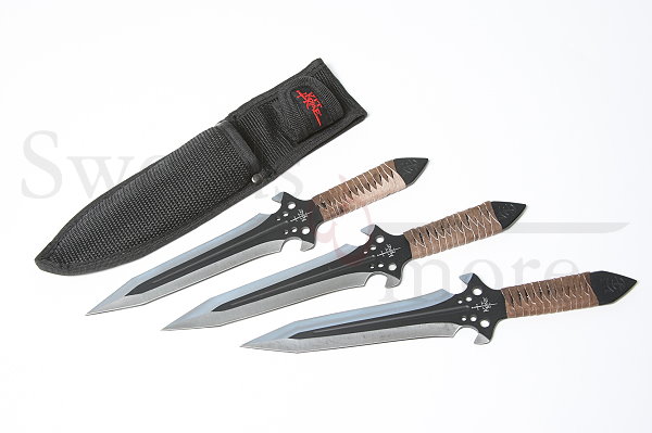 Kit Rae Hellhawk Triple Thrower Set 24.8 cm, black