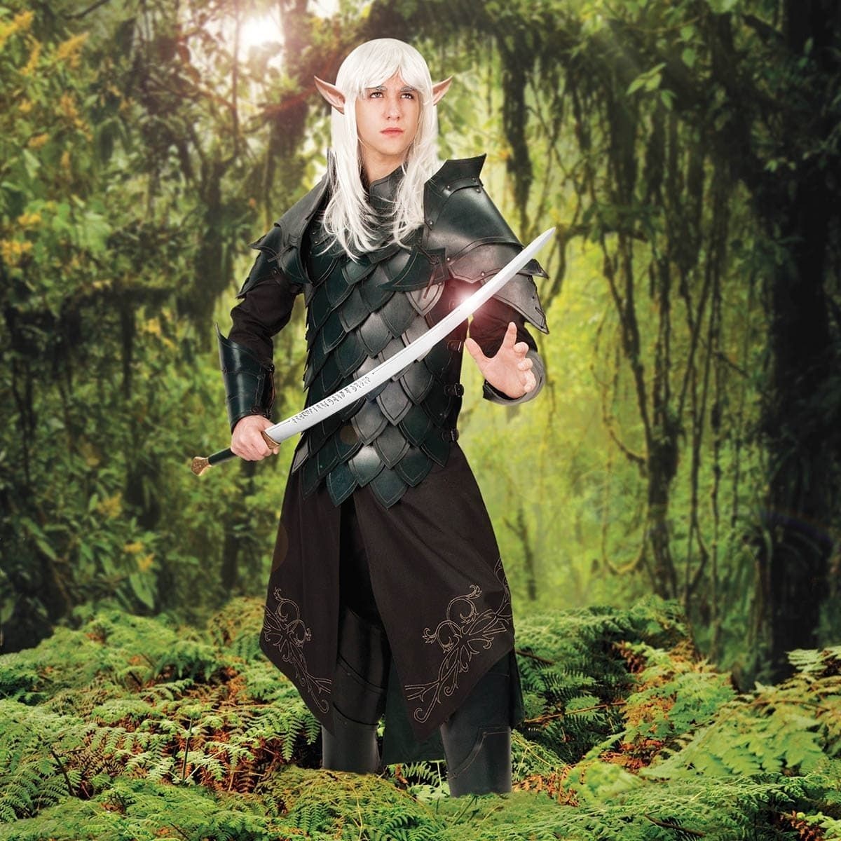 Green Elven Battle Armour - Leather