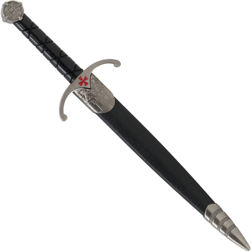 Knight's dagger with scabbard