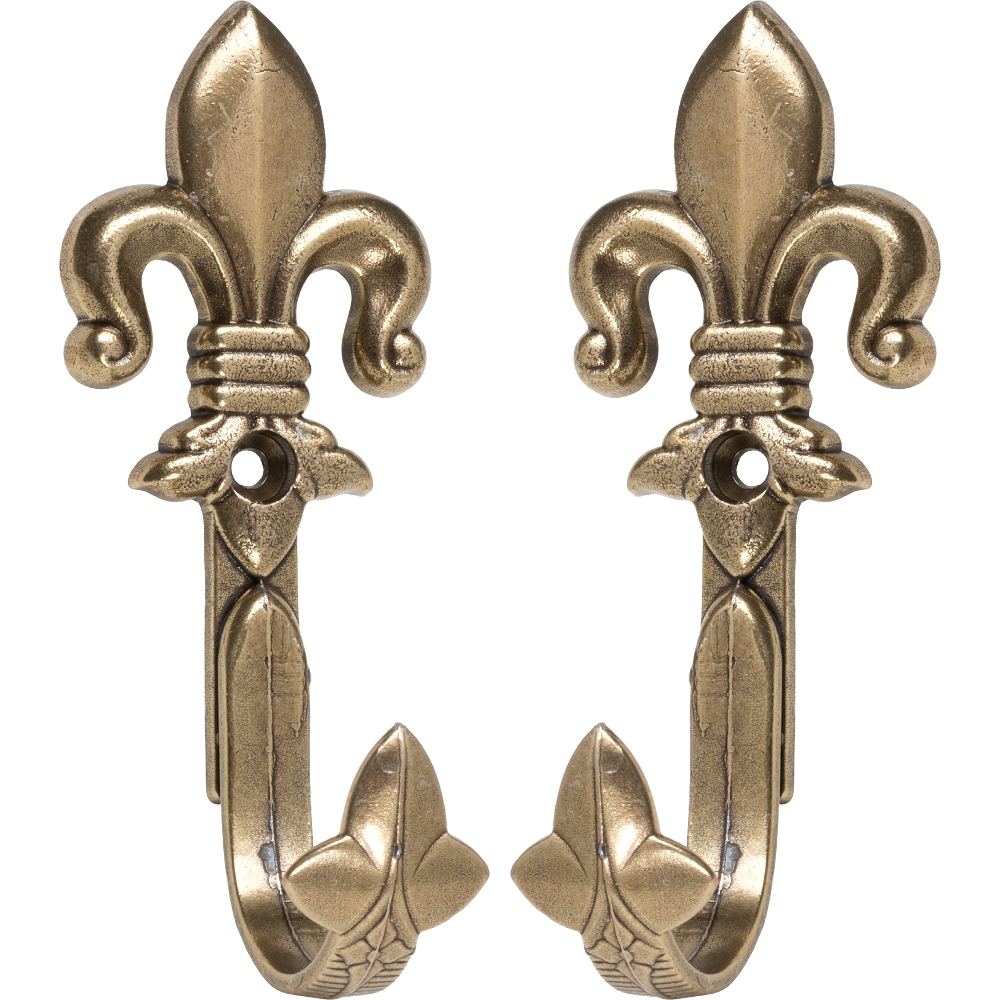Gun Holder, Lily, Brass