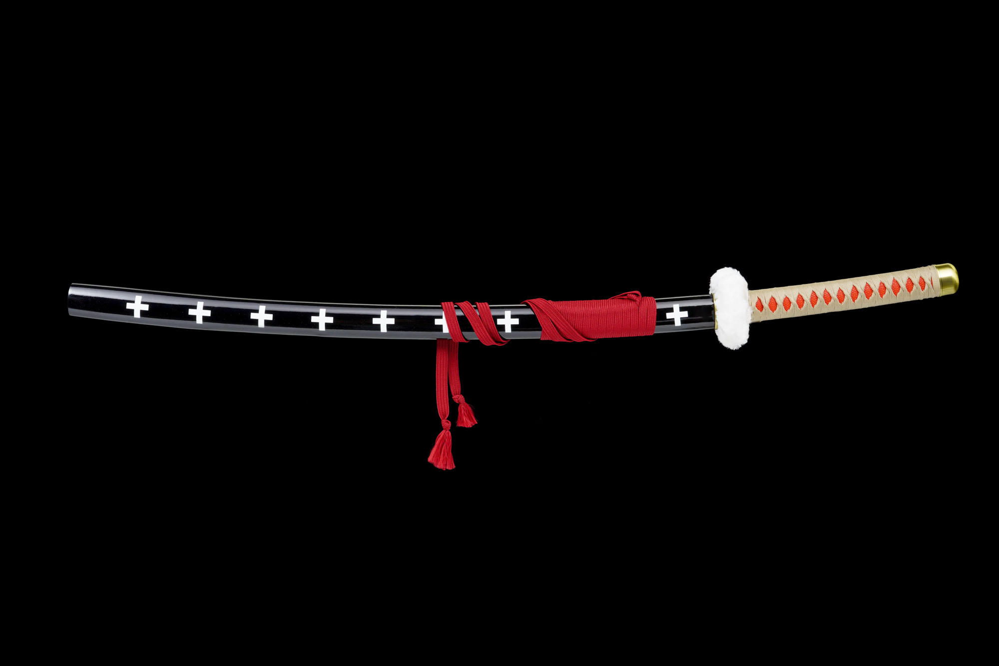 One Piece: Trafalgar Law's "Kikoku" – 1045 Karbonstahl Katana mit LED-Effekt