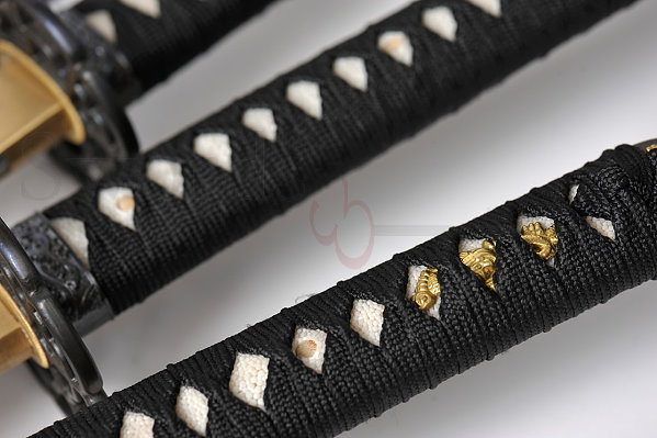 3-teiliges "Der letzte Samurai" Schwert Set handgeschmiedet