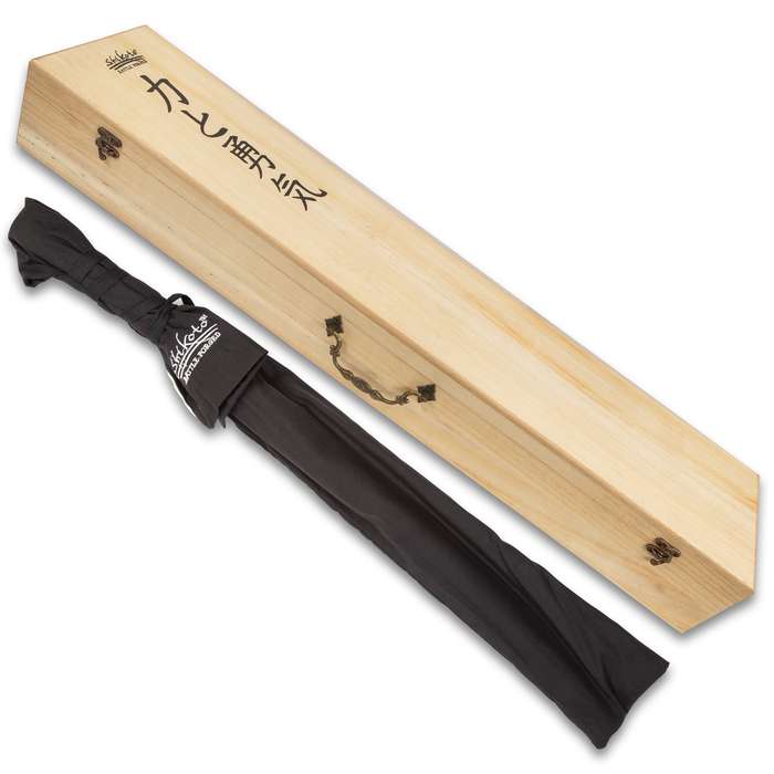 Shikoto Hammer-Forged Longquan Master Teal Wakizashi