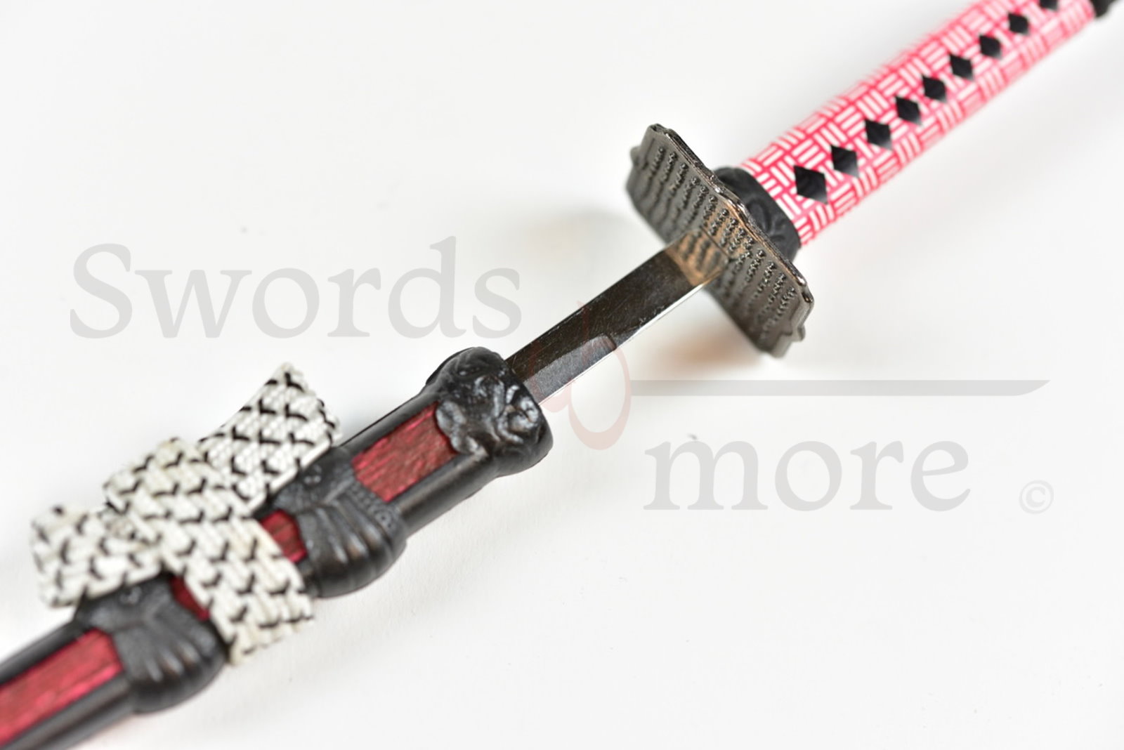 Katana mit Scheide und Ständer - Brieföffnerversion