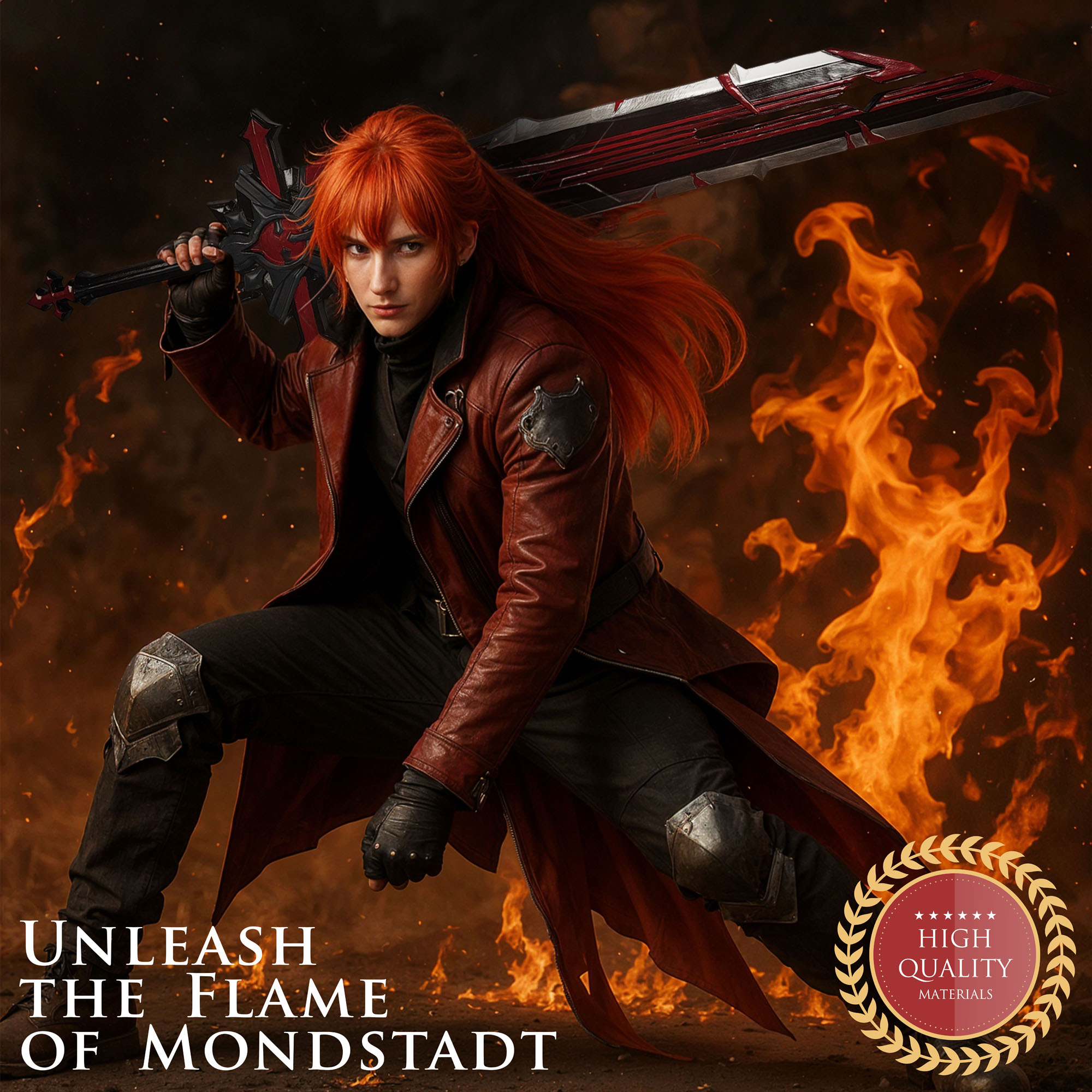 Genshin Impact - Sword of Diluc - Wolf's Gravestone