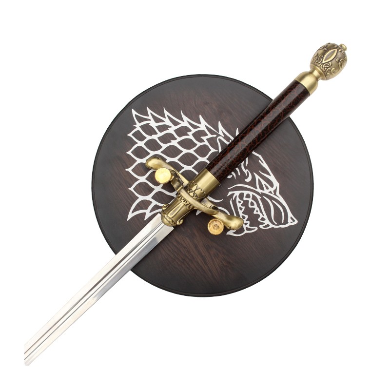 Meuchelmörder-Schwert mit Wandtafel
