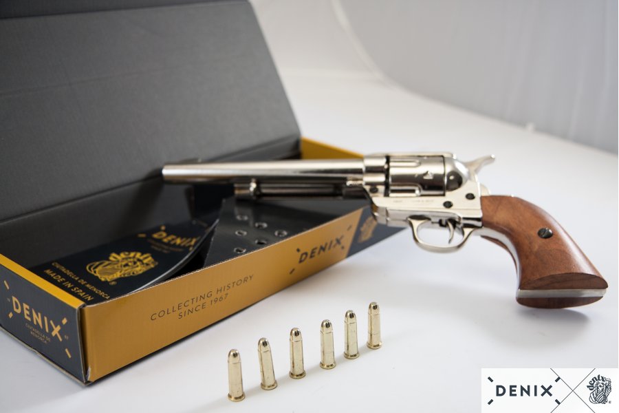 45er Cavalry Colt, nickel plated