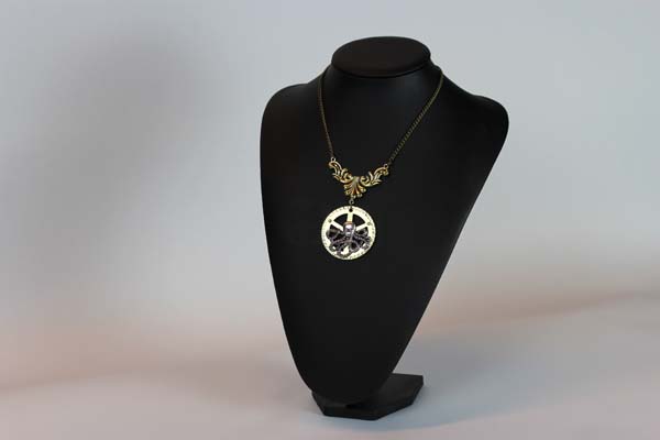 Steampunk Anhänger mit Kette - Octopus