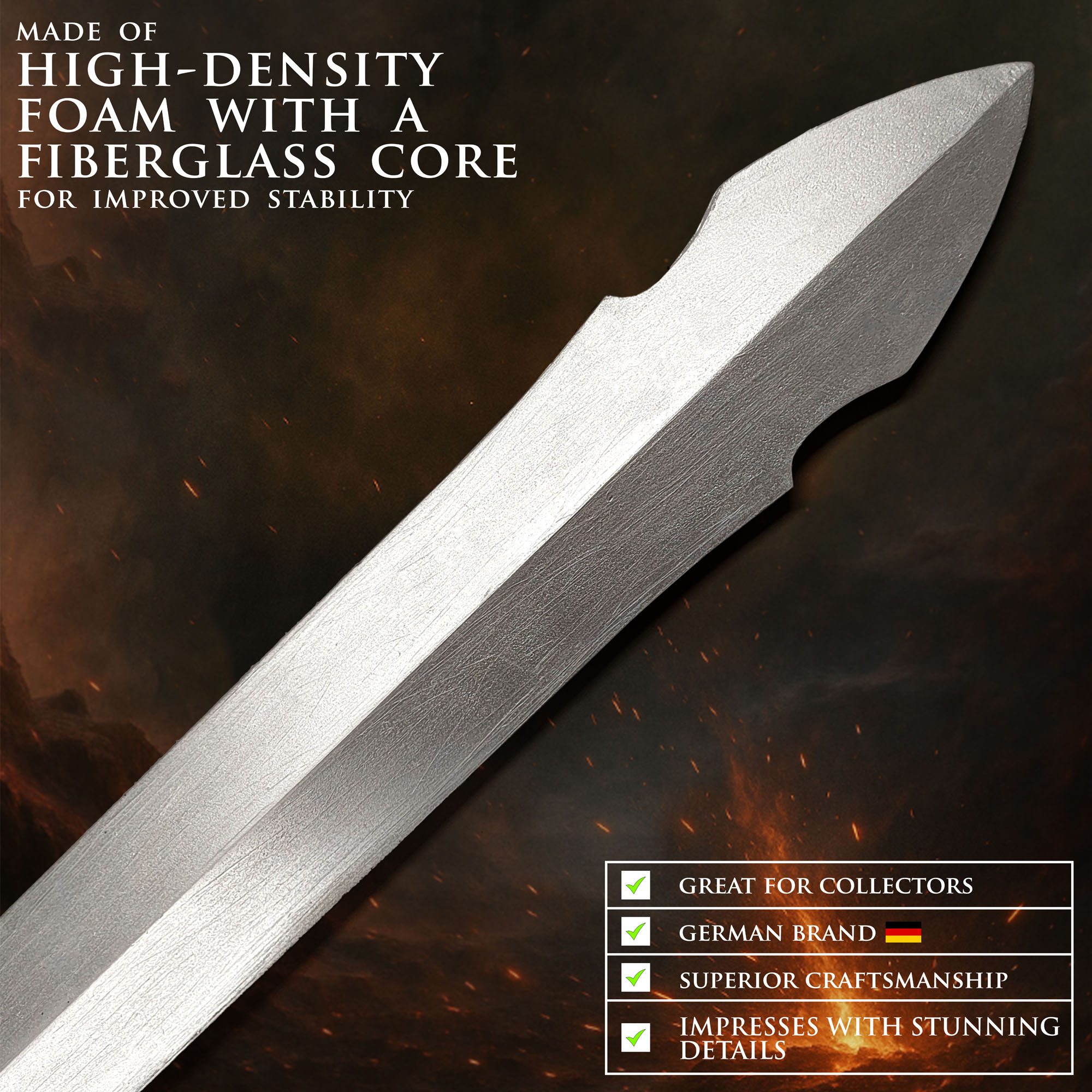 Devil May Cry - Dante's Rebellion Sword - LARP