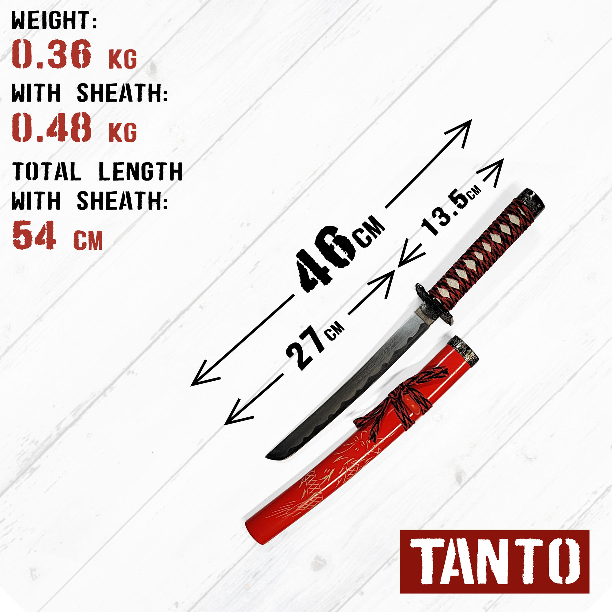 Samurai Schwert 3er Set mit Ständer - Rot (Katana, Wakizashi und Tanto) Samurai Schwert 3er Set mit Ständer - Rot (Katana, Wakizashi und Tanto)