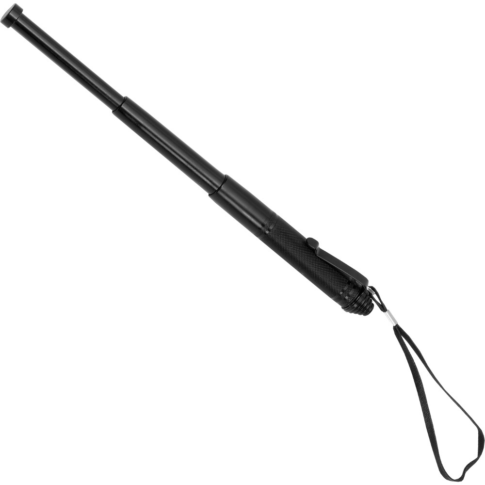 Mini truncheon with wrist strap