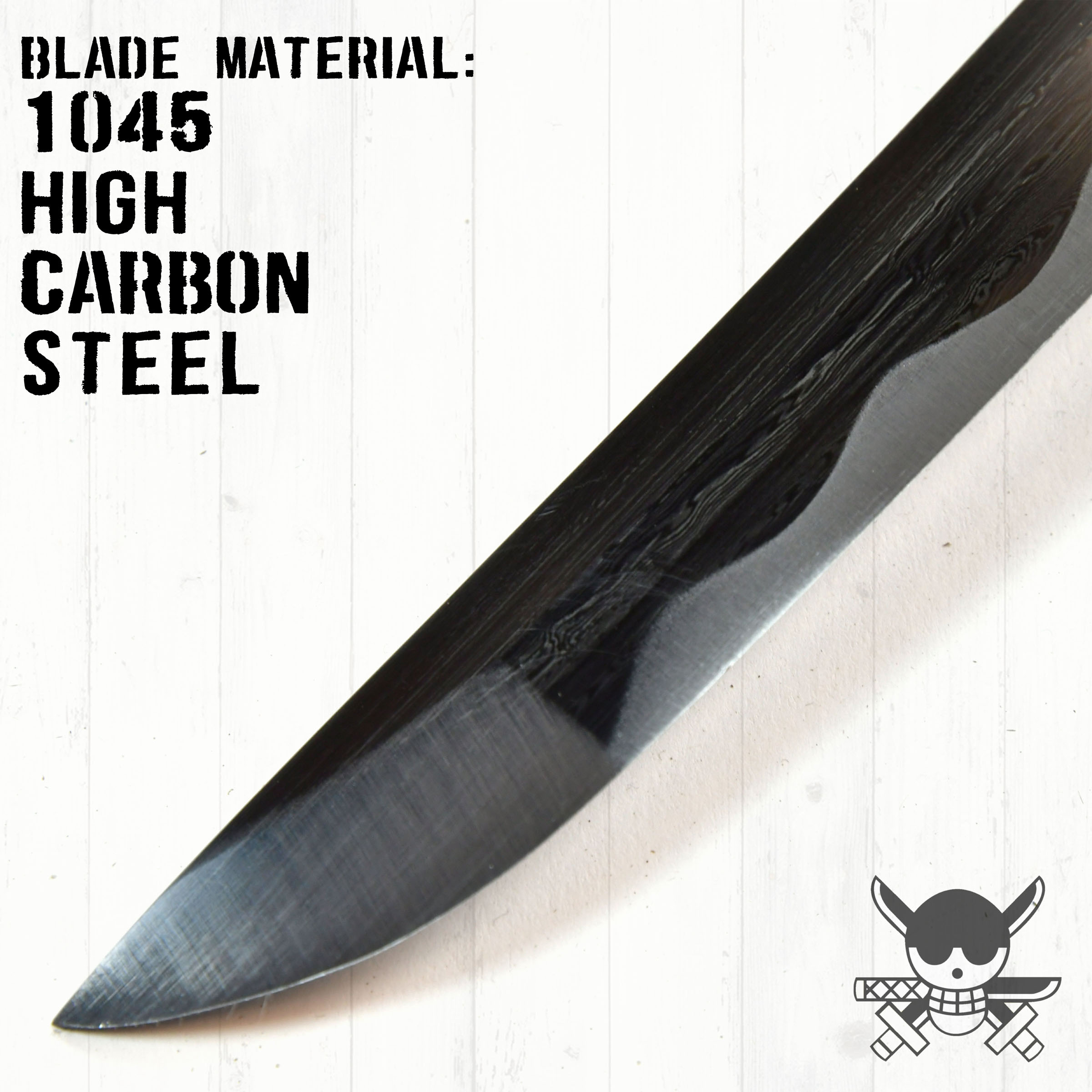 One Piece - Oden's Enma Sword, handforged & folded, Set